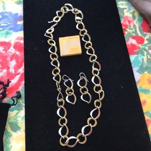 Taxco Silver necklace and earrings
